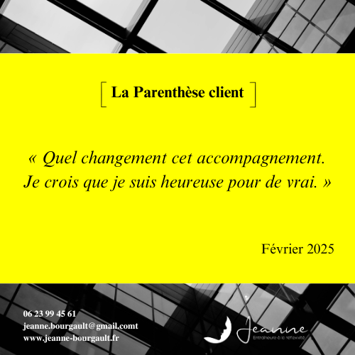 La parenth&egrave;se client - Bilan de comp&eacute;tences (F&eacute;vrier 2025)